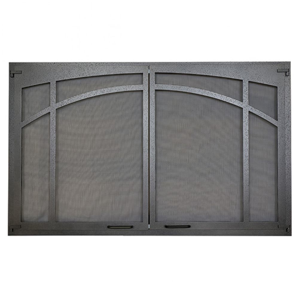 IHP Superior 90107LNX Arched Screen Door, Textured Iron