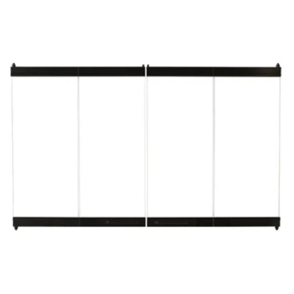 IHP Superior 89866LNX 36" Outdoor Bi-Fold Glass Door, Black Finish