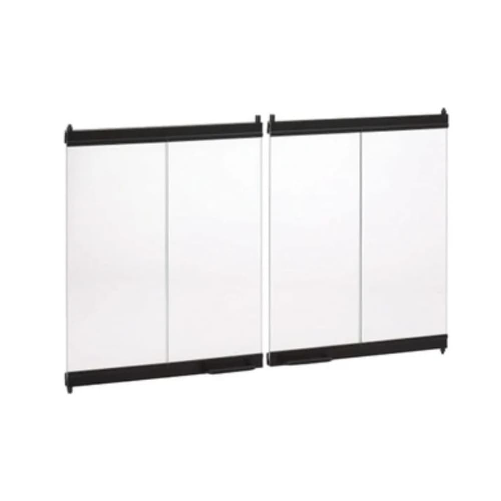 IHP Superior 89872LNX 48" Masonry Ceramic Glass Bi-Fold Door, Ebony